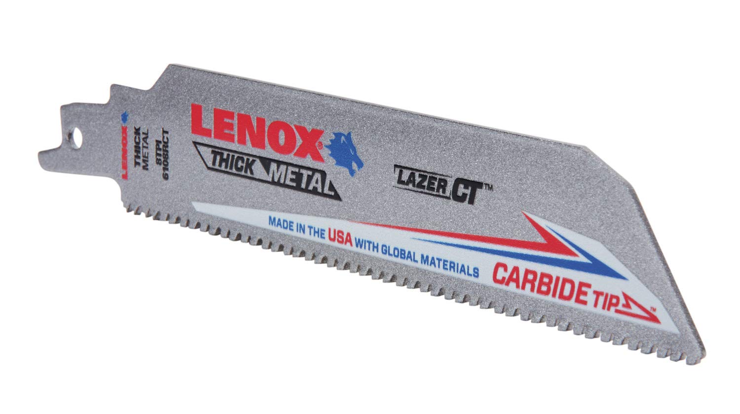 Lenox2014220 6" 8TPI LAZER Ct 6108RCT Reciprocating Saw Blade 1PK