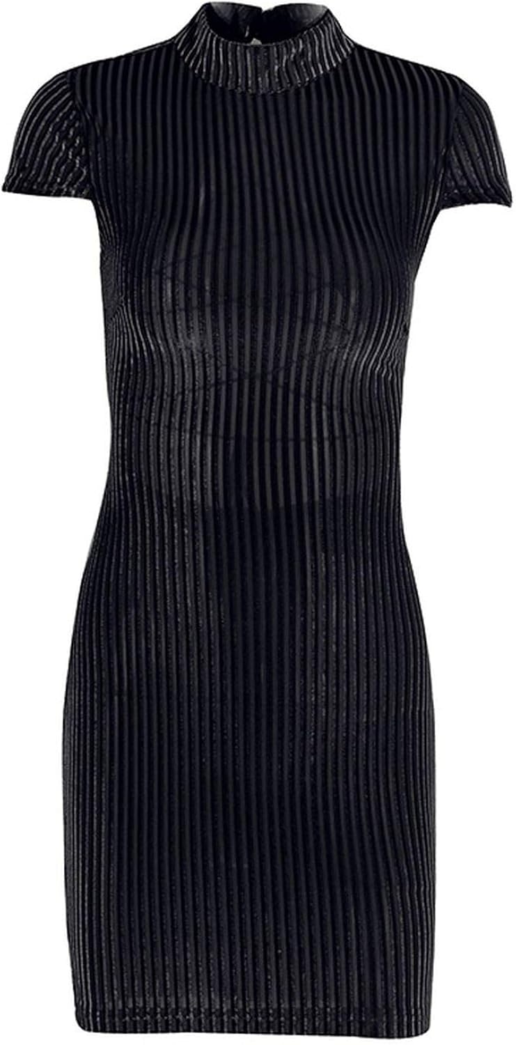 mandarin collar bodycon dress