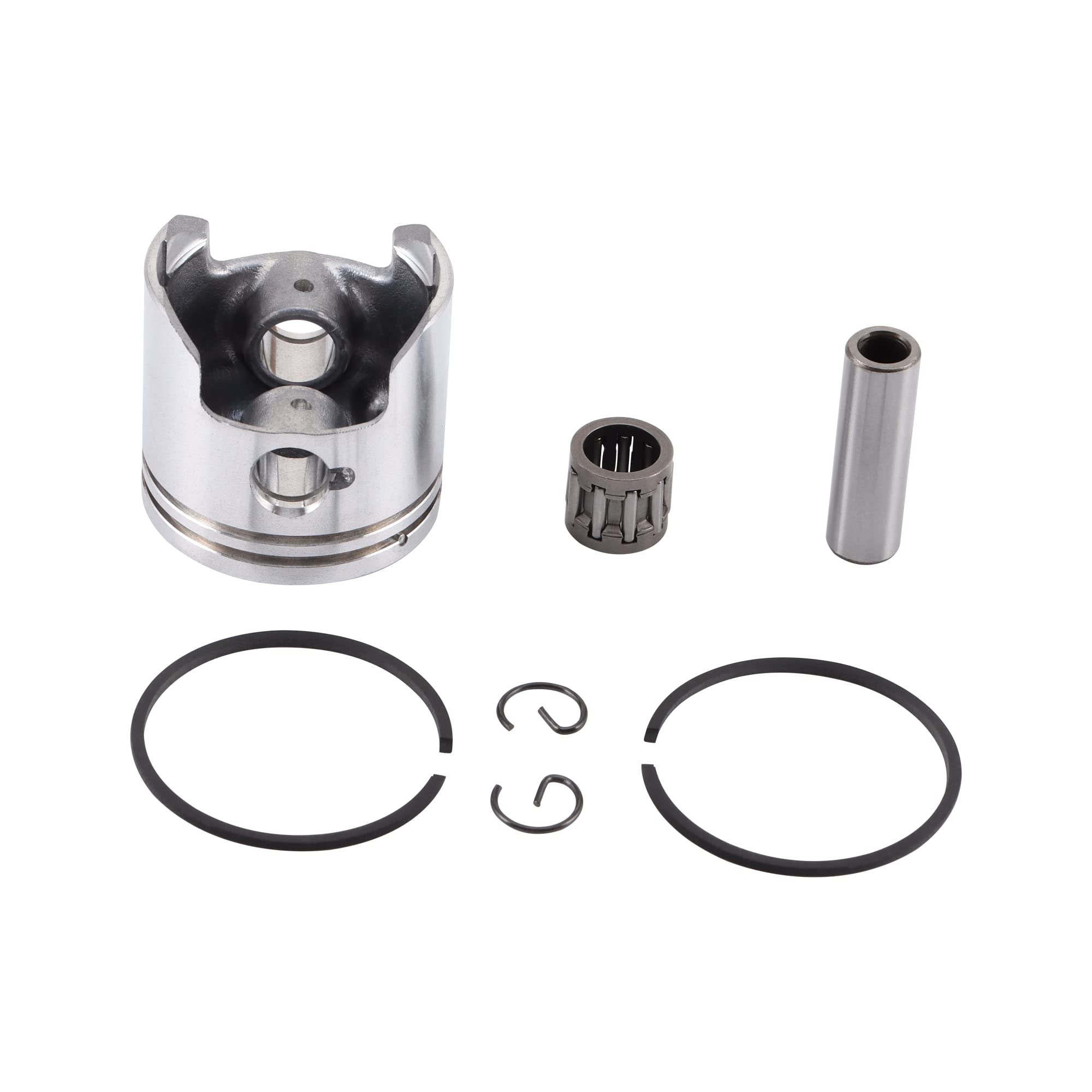 WOOSTAR 40mm Piston Ring Kit Replacement for 2 Stroke 49cc 50cc Y-Zinger Jog Moped Scooter Dirt Pit Bike Go Kart
