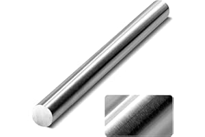 GMOTLSE 304 Stainless Steel Rod, 1" Diameter 12" Length Metal Solid Metal Rods for Metal Creative DIY, Aircraft/Ship/Automotive Model Making, Industrial Manufacturing, etc 1Pcs