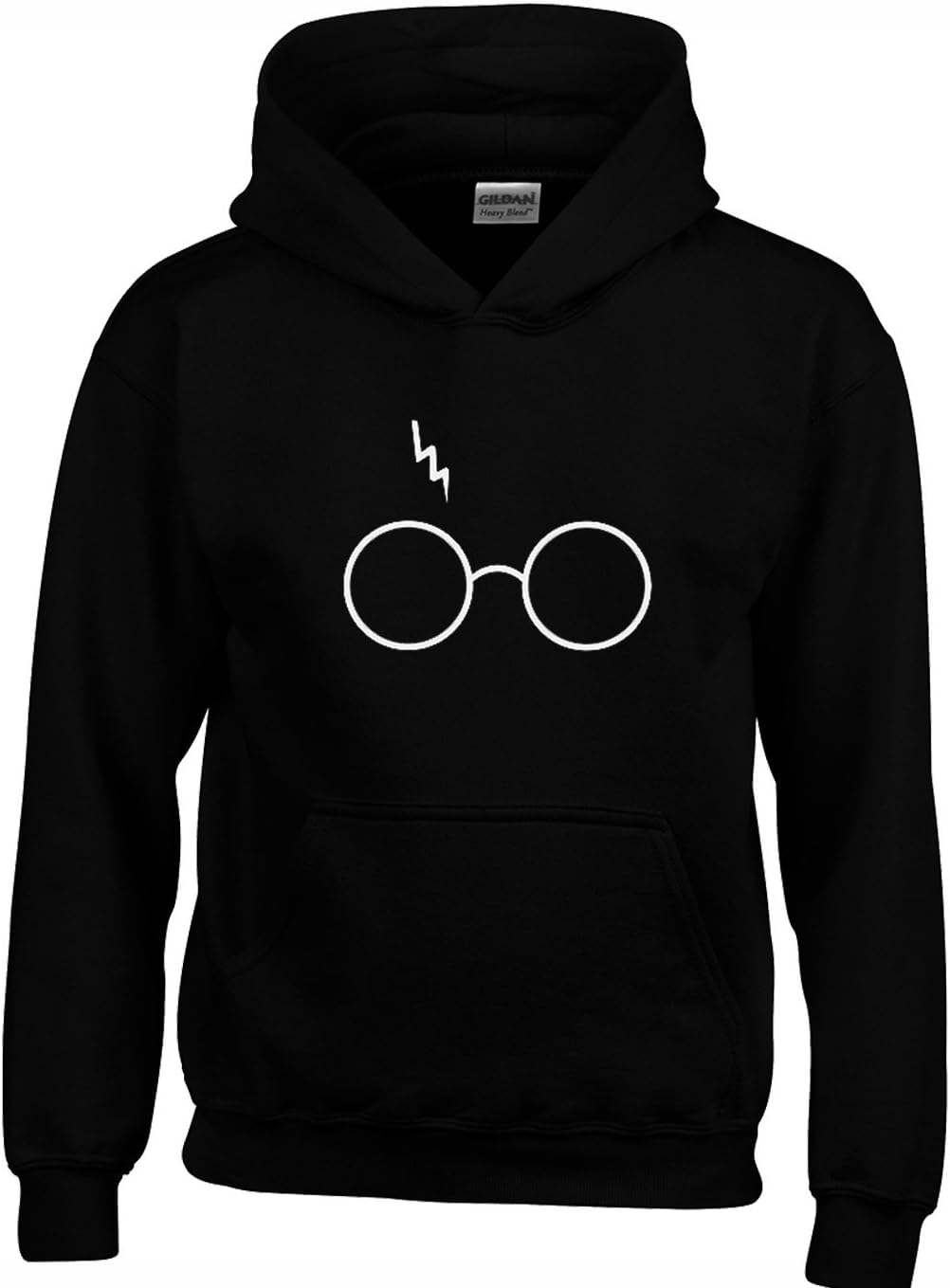 Lightning and Glasses Wizard Movie Film Inspired Gift Unisex Hoodies for Men, Women & Teenagers