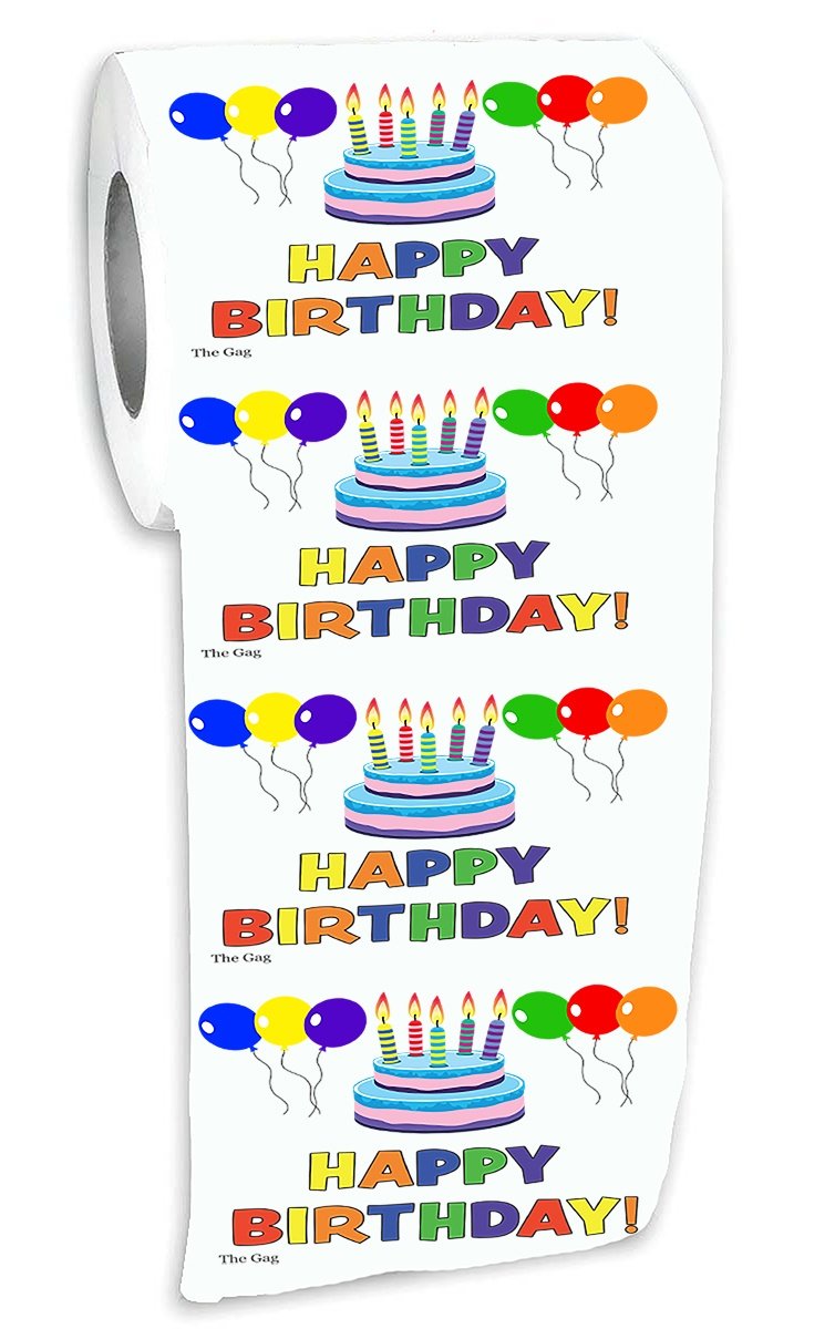 Happy Birthday Toilet Paper Funny Birthday Tissue Paper Office Friends Family Home