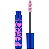 essence | I Love Extreme Volume Mascara Waterproof | Paraben Free | Cruelty Free | Black (Pack of 1, Waterproof)