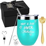 Vanleonet Insulated Wine Tumbler Birthday Gifts for Women, Wine Gifts Ideas for Her, Mom, Friends, Wife, Daughter, Sister Dur