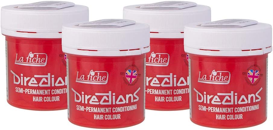 4 x La Riche Directions Semi-Perm Hair Colour Peach 4x 88ml, 88 ml (Pack of 4) - Image 3