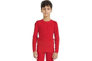 Sanke 1 or 3 Pack Youth Boys Compression Shirt Football Undershirt Long Sleeve Athletic Shirts Soccer Workout Baselayer