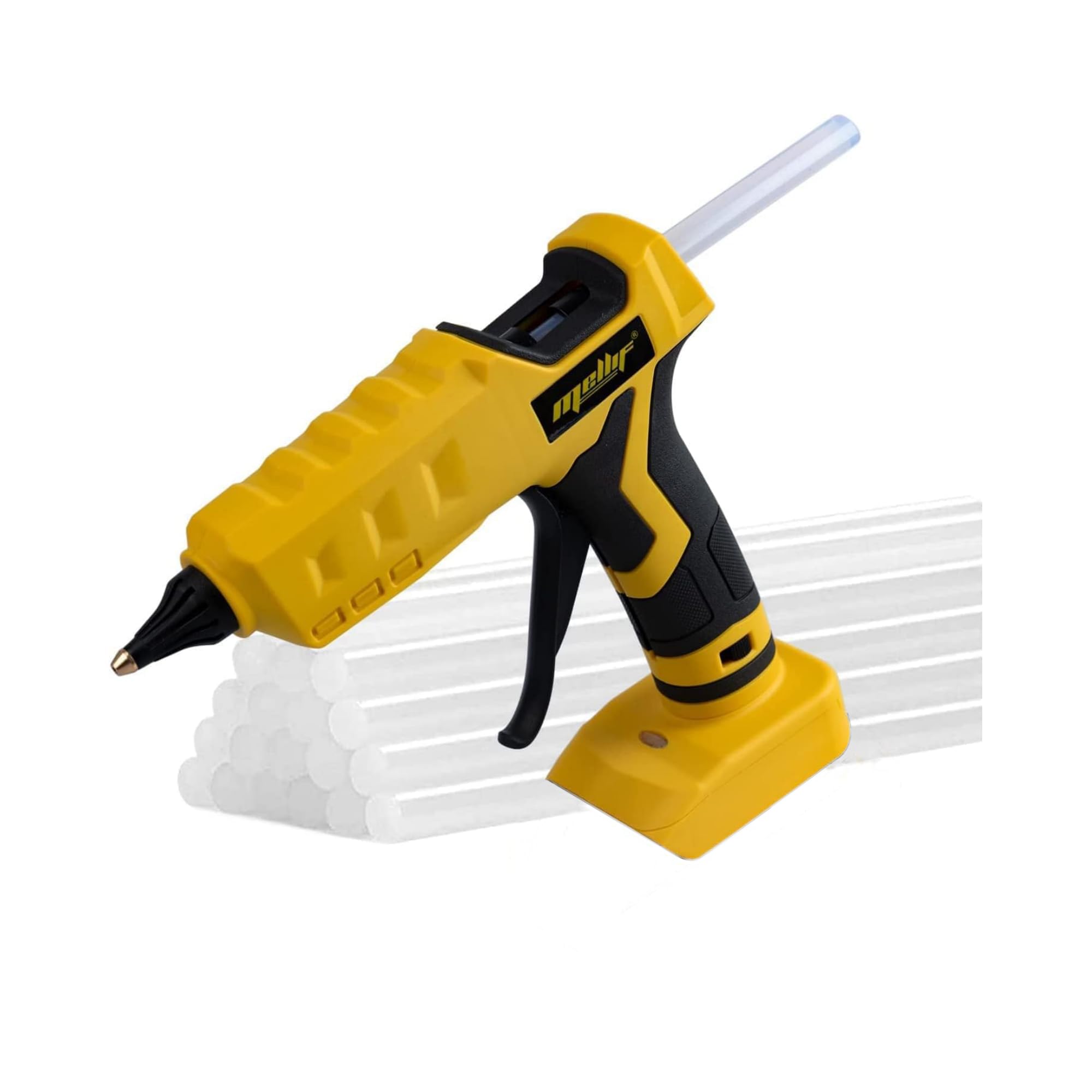 Photo 1 of 100W Cordless Hot Glue Gun Compatible with DeWalt 20V MAX Battery (Tool Only) High Temp Electric Power Glue Gun with 20PCS Full Size Glue Sticks for Arts Crafts DIY Festival Decor School Home Repair
