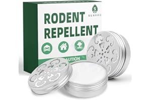SUAVEC Rodent Repellent for Car Engines, Mouse Repellent for Cars, Rats Deterrent Under Hood, Rat Repellent for House, Peppermint Oil to Repel Mice and Rats, RV Mice Repellent, Mint Mice Away -2 Pack