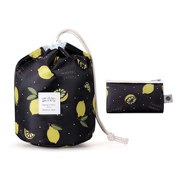 drawstring cosmetic bag