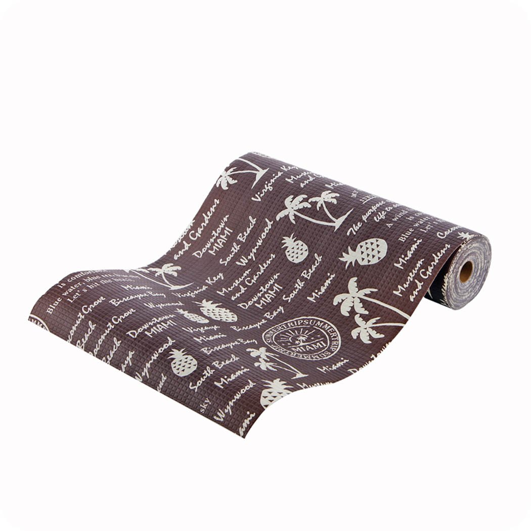 Vintage periódico no adhesivo espuma estante maletero papel para ...