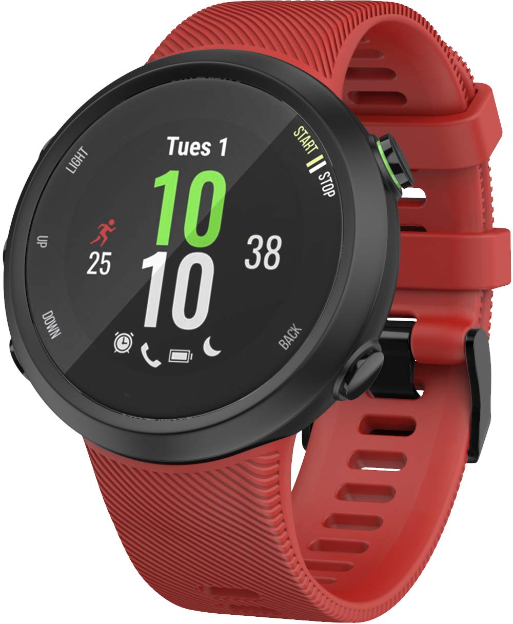 Shieranlee Forerunner 45S Strap,Silicone Sport Replacement Watch Strap Compatible with Garmin Forerunner 45S GPS Running Watch GPS Smartwatch Small