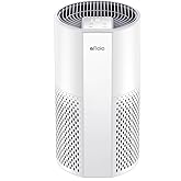 Afloia Air Purifier for Home, 4-in-1 Washable Filter for Allergies, Covers Up to 1076 ft², Quiet Operation, Auto Shut-Off & Night Light, Removes Pet Dander, Pollen, Dust, Mold, and Smoke, White,Pluto