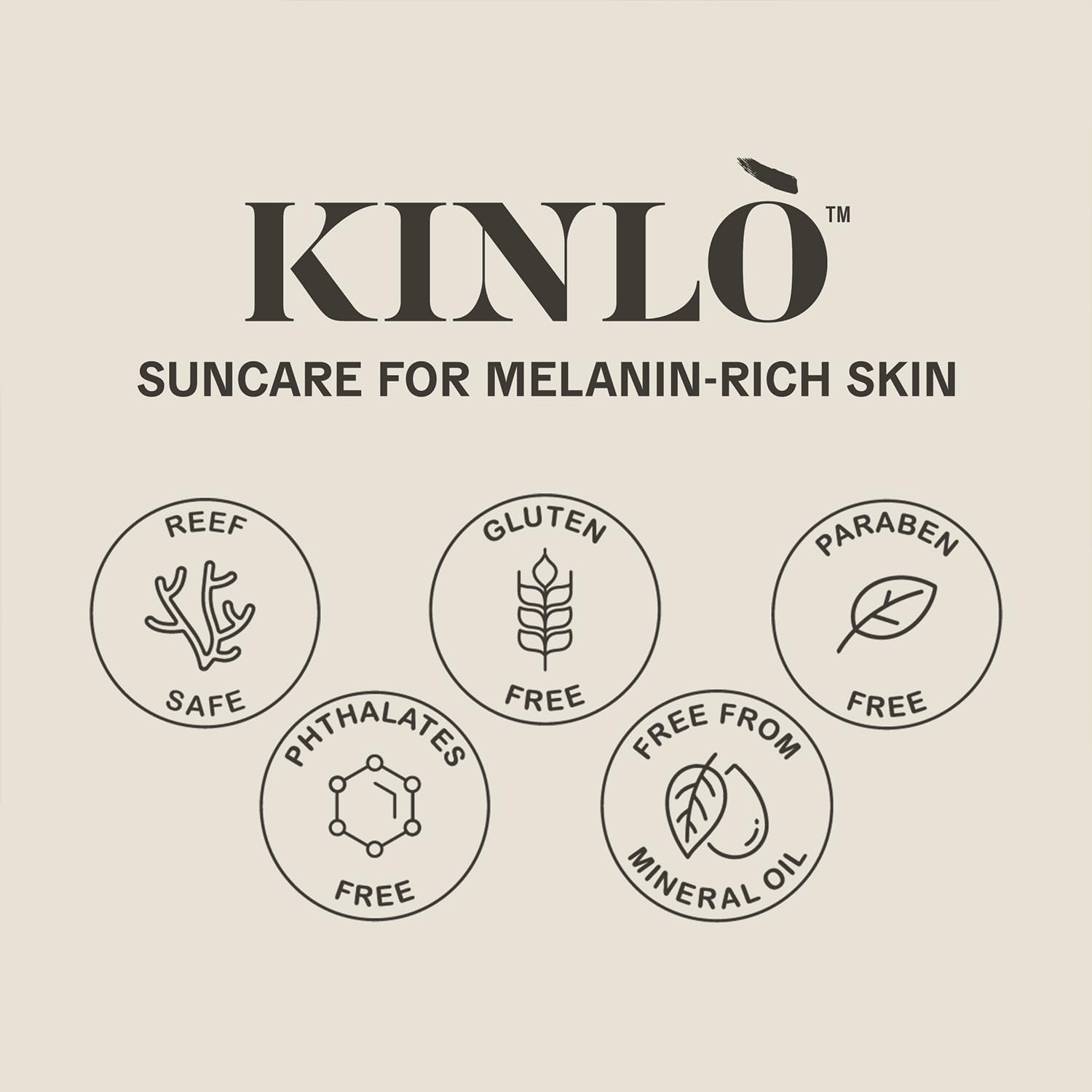 KINLO Golden Rays Sunscreen SPF 50 (Medium) Tinted Sunscreen for Face with SPF 50, Mineral Sunscreen with Zinc Oxide | Black Owned Skincare