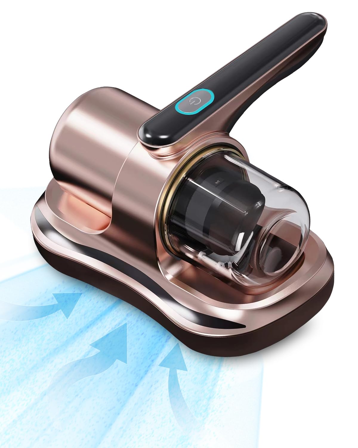 Photo 1 of FABiFH Mattress Vacuum Cleaner, Cordless Bed Vacuum Cleaner with UV Light Sanitizing, Ultrasonic & Heating Tech with 2 PCS HEPA Filters, 2 Speeds Handheld Vacuums for Mattress Sofa, Pet Hair, Carpets