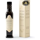 Entimio Cortese Organic Italian Extra Virgin Olive Oil from Italy, 800+ mg/kg High in Polyphenols, 2026 Gold Winner, Tuscany Early Harvest evoo, Cold Extracted, Lab Tested - 8.5 fl oz