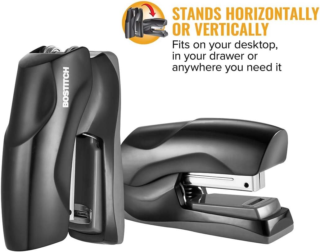 Bostitch Office Heavy Duty 40 Sheet Stapler, Small Stapler Size, Fits into the Palm of Your Hand; Assorted - No Color Choice, One per Order (B175-ASST) : Office Products