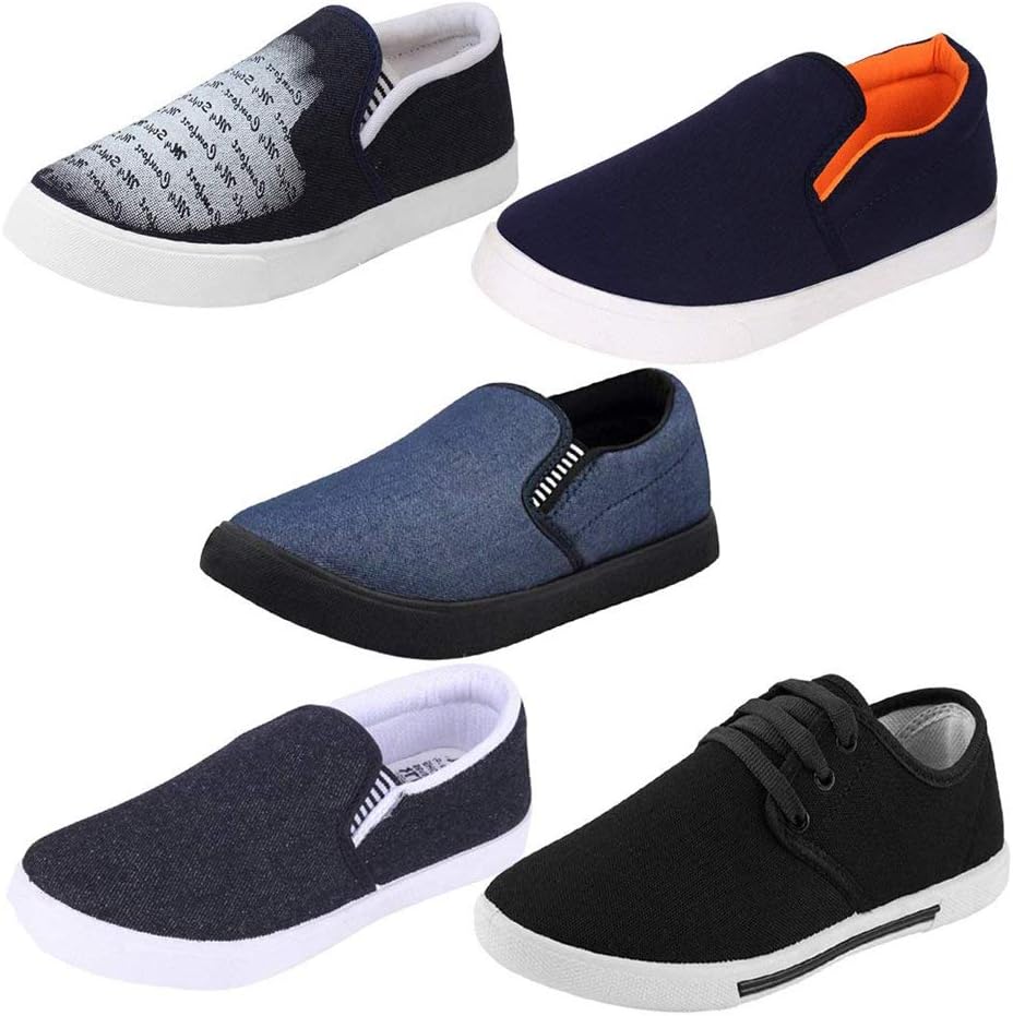 Men's Multicolored Loafer (Set of 5 Pairs)