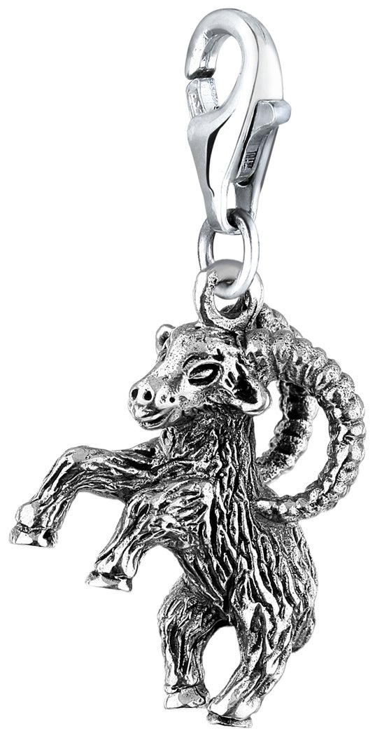 Nenalina Charm Capricorn Pendant, for All Brands of Charm Bracelets and Necklaces, Made of 925 Sterling Silver, 713159-000