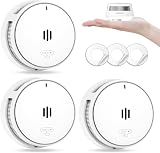 Wisualarm Smoke Alarm 10 Year Battery EN14604 UKCA 3 Pack view 1