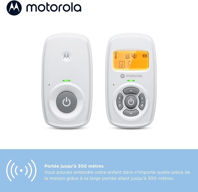 AM24 Babyphone Audio 300 Mètres de Portée
