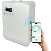 Waterless Essential Oil Diffuser 2000 SQ FT Bluetooth App Control (White) | Cold Air Scent Diffusers, Aroma Diffuser withTimer 250ml,Two-Fluid Diffuser Machine for Home Hotel