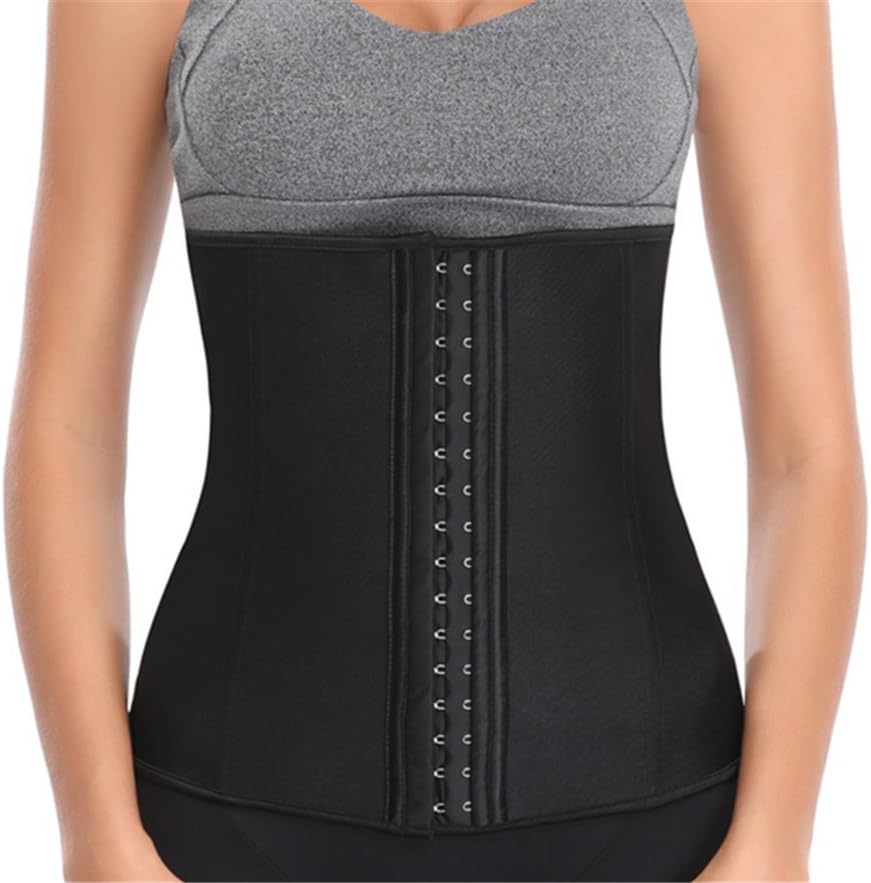 KHC Women’s Natural Latex Underbust Waist Corset Trainer Girdle