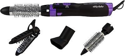 Nicky Clarke 1000W 4-in-1 Frizz Control Ionic Hot Air Brush Volumising Styler