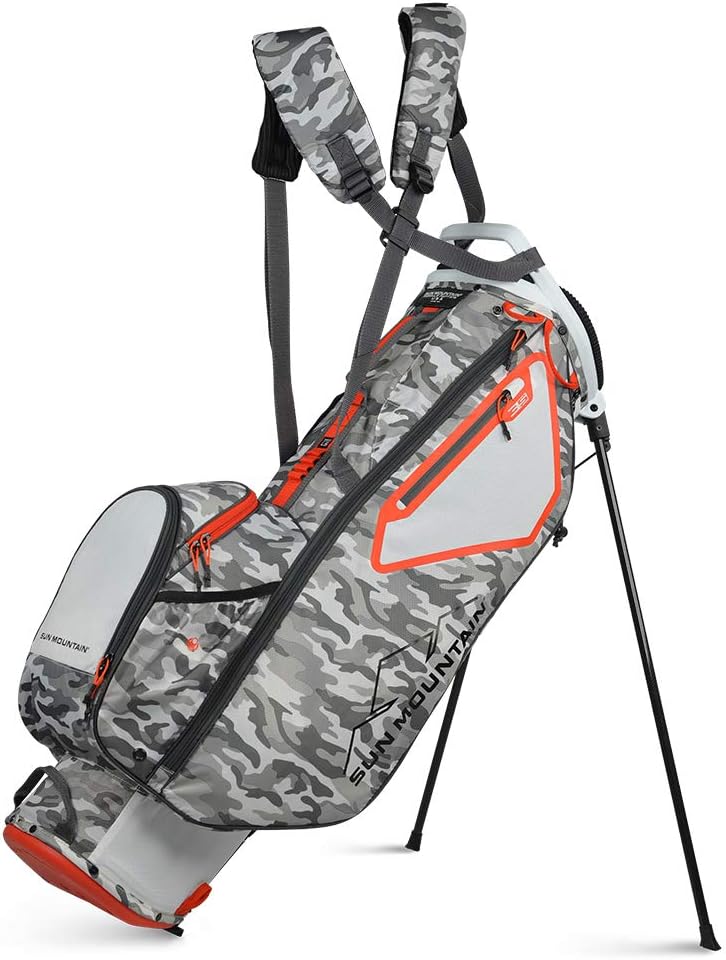 Sun Mountain 2021 3.5LS Golf Stand Bag (White-Gray-CAMO-Inferno) : Sports & Outdoors