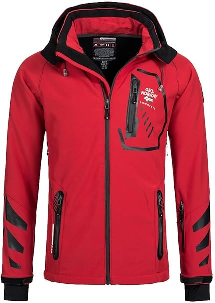 Geographical Norway Ticket Herren Softshelljacke Jacke Abnehmbare Kapuze Amazon De Bekleidung