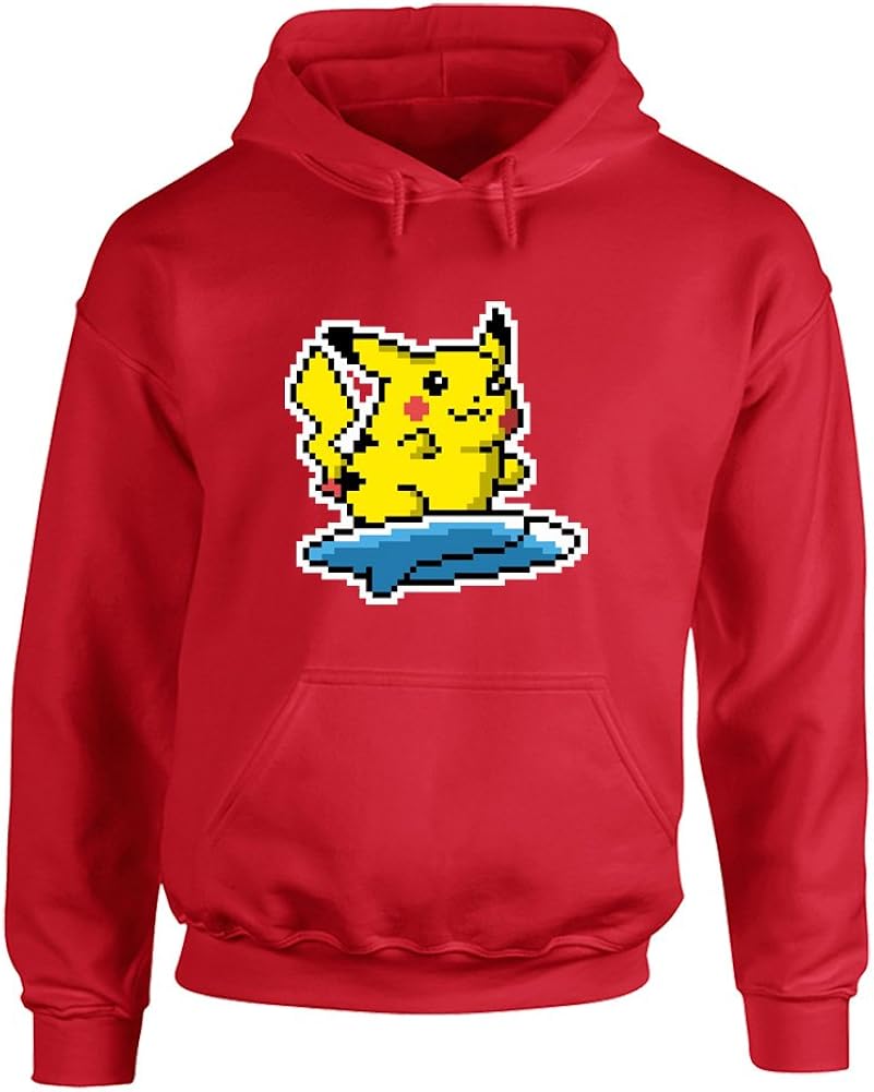surfing pikachu hoodie