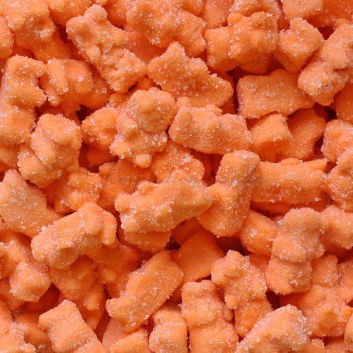 Neon Orange Gummy Bears 5lb Bulk Bag