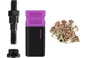 NEXTACK Rivet Nut Tool Rivnuts Nutserts 1/4-20 & 20 Rivet Nut Kit NT600, NT700 & NT800, Rivnut Tool 607, 1442 (not Universal) Swap Spare Parts, Nutsert Kit Accessories