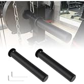 Tobefore 1-inch to 2-inch Standard Olympic Adapter Sleeves | Heavy-Duty Nylon Converters for 11 in Lengh Standard Barbells and Dumbbells, 600 lbs Capacity, Includes Sleeves &amp; Wrenches