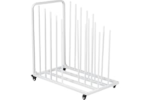 ikare Art Drying Painting Rack with Wheels,Art Canvas Storage Rack, Art Drying Painting Rack with Wheels, Adjustable Art Storage Easel Display Stands for Canvas Boards