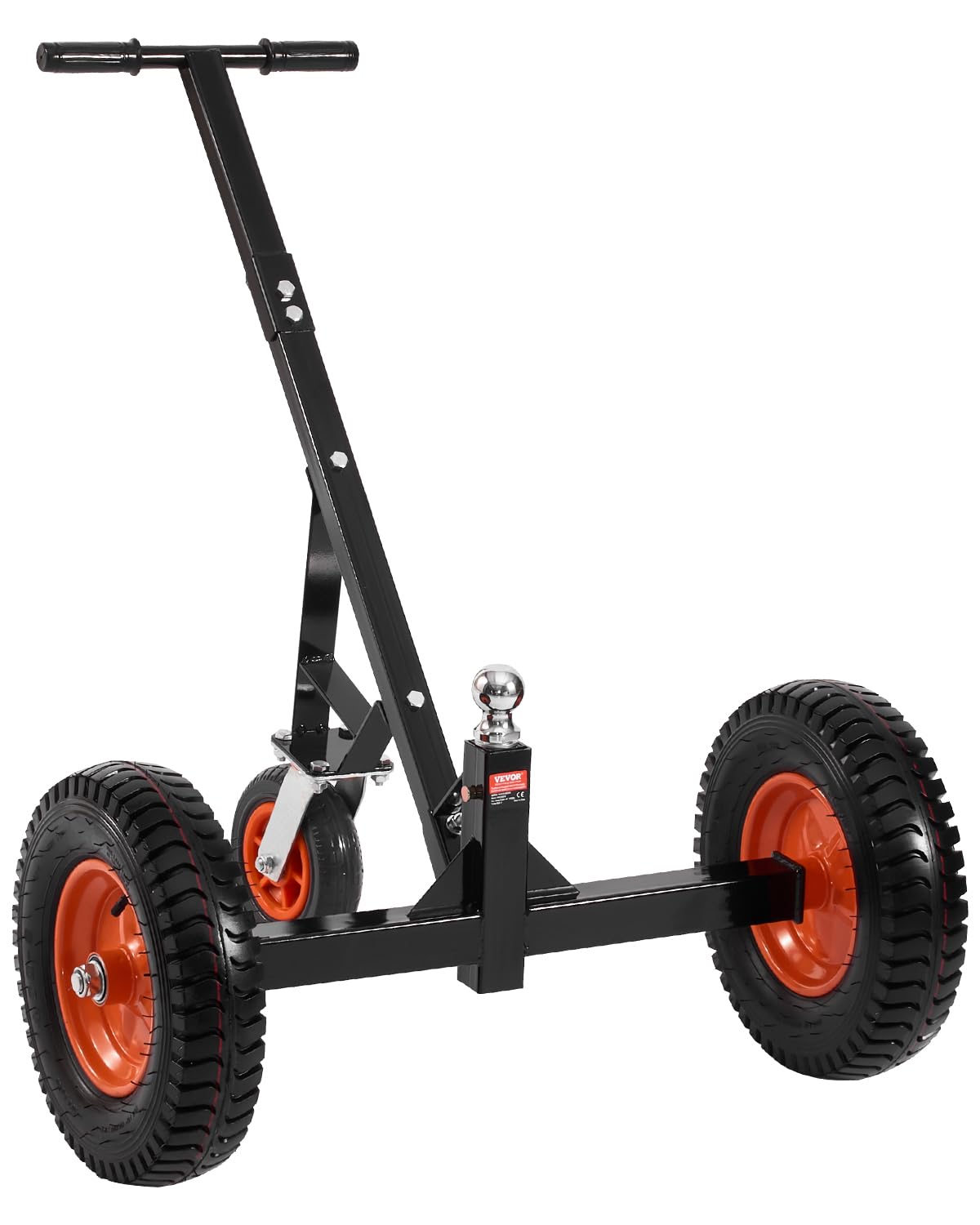Photo 1 of VEVOR Trailer Dolly, 1200lbs Tongue Weight Capacity, Carbon Steel Trailer Mover with 18 inch and 22 inch Height Adjustable Trailer Dolly, 2 inch Ball, 15.2 inch Pneumatic Tires, for Moving RV