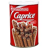 Papadopoulos Greek Caprice Wafers - Hazelnuts (Praline) Cocoa 400g