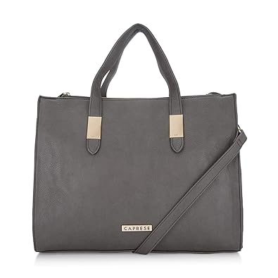 Caprese Laila Womens Tote Bag (Charcoal Grey)