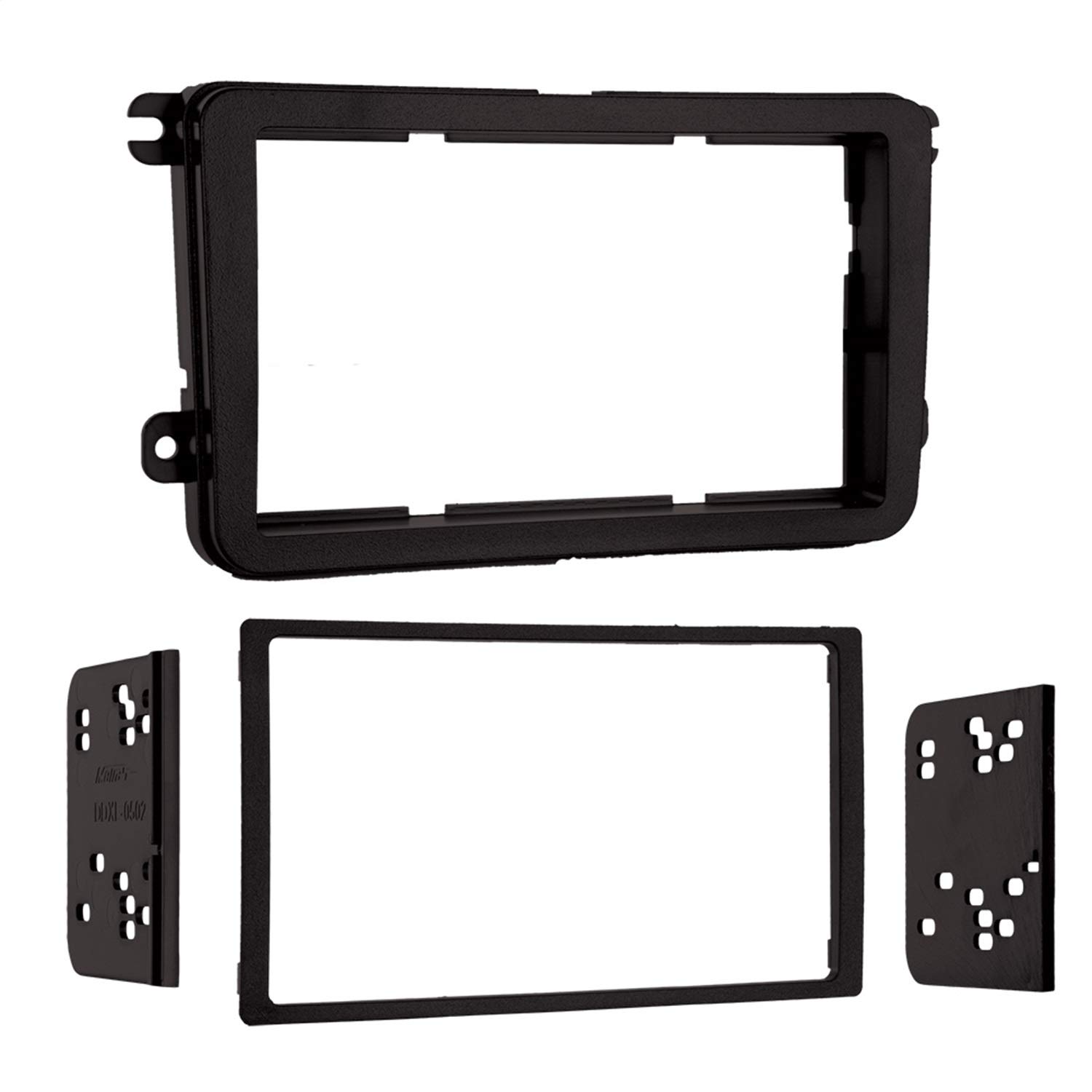 Photo 1 of Metra95-9011B Double DIN Mount Kit for 2005-Up Volkswagen Vehicles, (Matte Black)