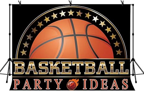 LYLYCTY 7x5ft Canasta de Baloncesto de Fiesta de Ideas de Fondo de ...