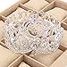 FUMUD Height 4.1'' Silver Luxurious Vintage Wedding Queen Princess Large Rhinestone Crowns And Tiaras Pageant Prom Bridal Crystal Hair Accessories (Silver)