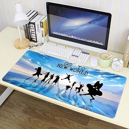 Amazon マウスパッド ワンピース拡張ゲーミングマウスパッド大型マウスマットコンピュータキーボードノンスリップラバーステッチエッジゲームオフィススタディa 1000x500mm Shzjm マウスパッド 通販