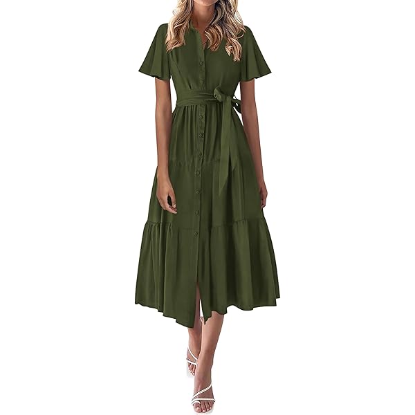 Ava & Viv Women's Plus Size Long Sleeve Tiered Ruffle Dress