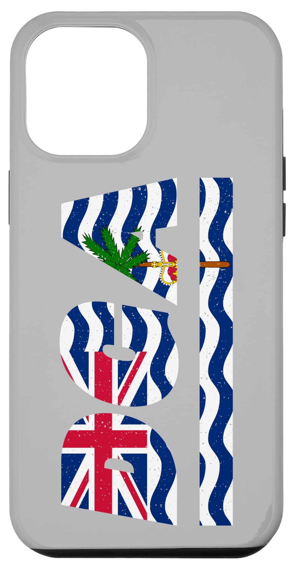 iPhone 15 Plus Diego Garcia Design. Chagos Archipelago Outfit with Flag Case