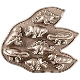 Nordic Ware Dinosaur Cakelet, 3 Cup Capacity, Toffee