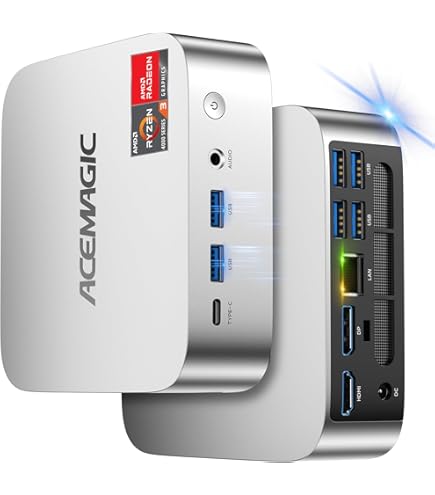 ACEMAGIC Vista Mini V1 ミニPC n97 16 512GB ACEMAGIC Vista V1 N97 Mini PC, 16 GB DDR4 RAM 512 GB SSD
