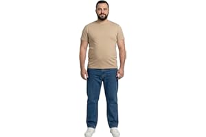 Suko jeans Mountain Ridge Men’s Straight Leg Jeans - Plus Size Relaxed Fit Denim