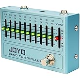 JOYO EQ Pedal 10 Band Equalizer (31.25Hz-16kHz) for Electric Guitar & Bass Including 4-string/ 5-string / 6-string/ 7-string 