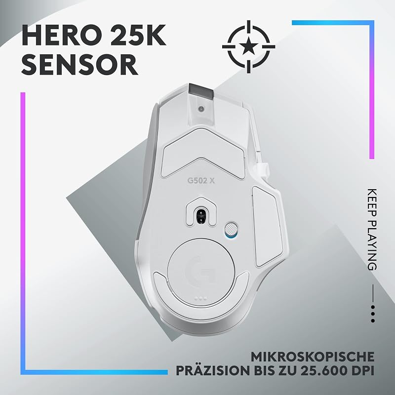 G502 X PLUS LIGHTSPEED Kabellose RGB-Gaming-Maus