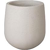 Emissary Opus Planter, TERRAZZO White 15X15X17 H