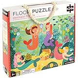 Petit Collage Floor Puzzle, Mermaid Friends, 24 Pieces